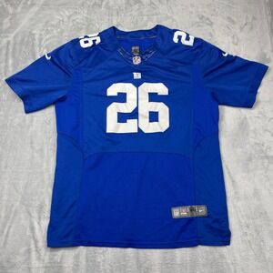 New York Giants Saquon Barkley Nike NFL On Field Jersey Size 56 (3XL) Royal Blue